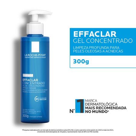 Gel Facial de Limpeza La Roche-Posay Effaclar Concentrado 300 g