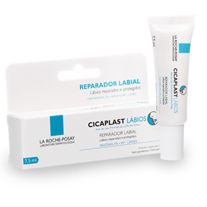 Cicaplast Lábios La Roche-Posay - Reparador Labial 7,5ml