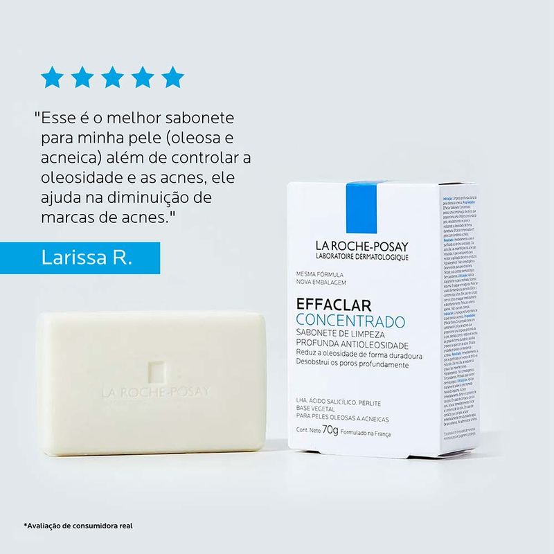 Sabonete em Barra Facial La Roche Posay - Effaclar Concentrado 70g