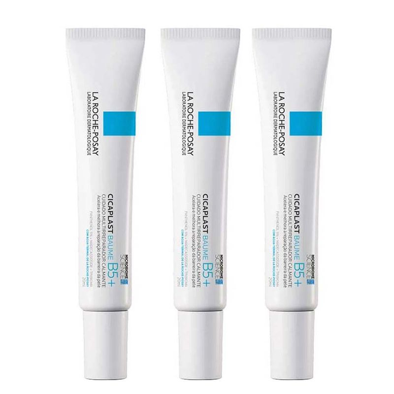 La Roche-Posay Cicaplast Baume B5 Plus Kit com 3 unidades