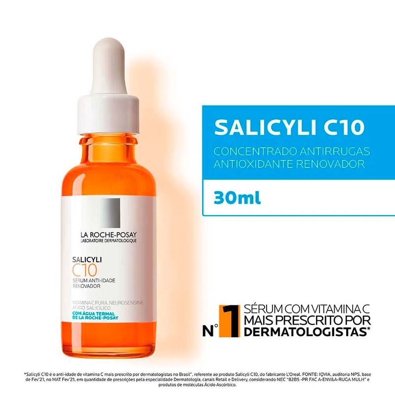 La Roche-Posay Kit Anti-Idade – Sérum Salicyli C10 30ml + Sérum Hyalu B5 Repair 15ml Kit