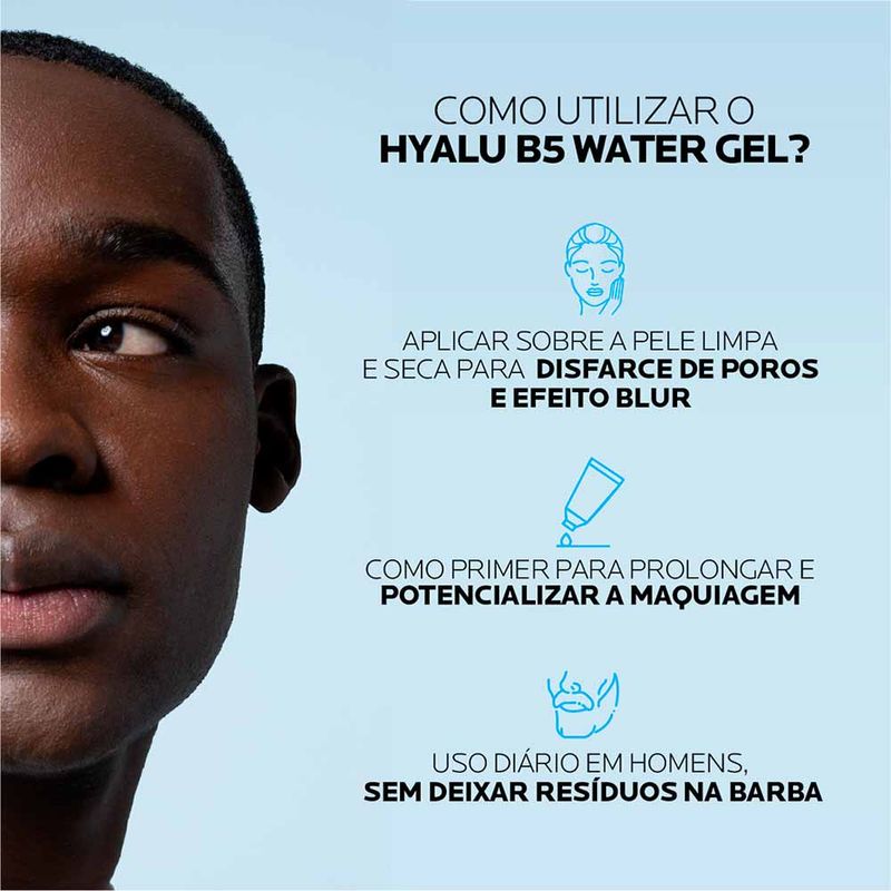 Primer Preenchedor de Linhas Finas Matificante La Roche-Posay Hyalu B5 Water Gel 40g