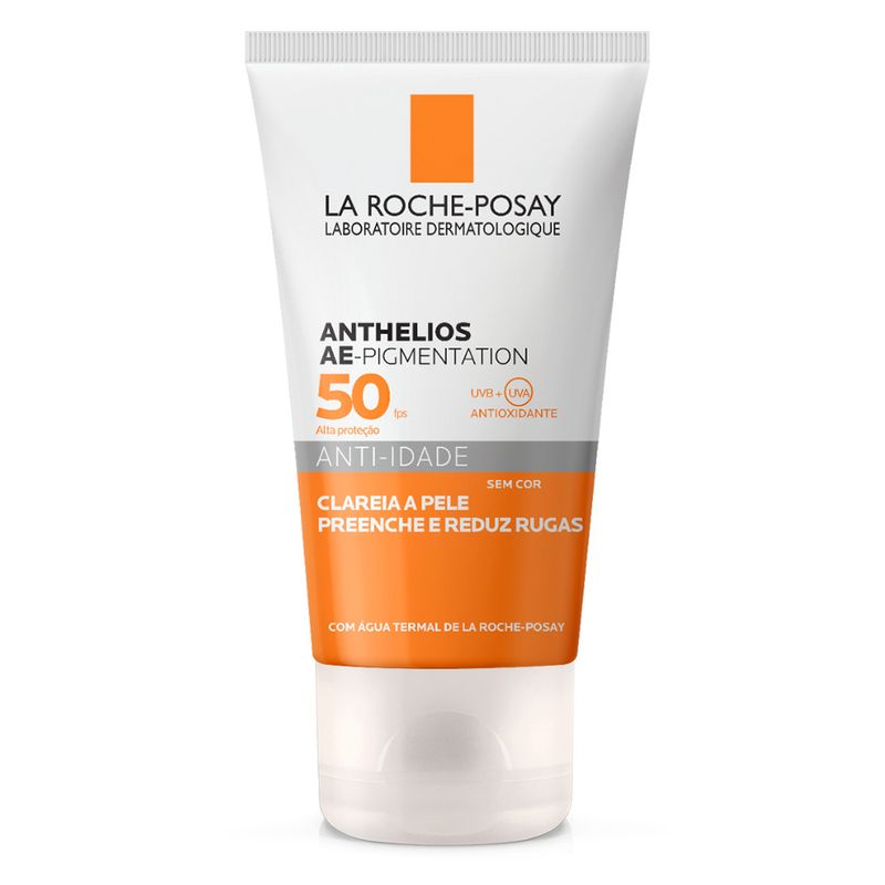Protetor Solar anti-idade La Roche Posay - Anthelios Ae-Pigmentation Sem Cor FPS 50 40g